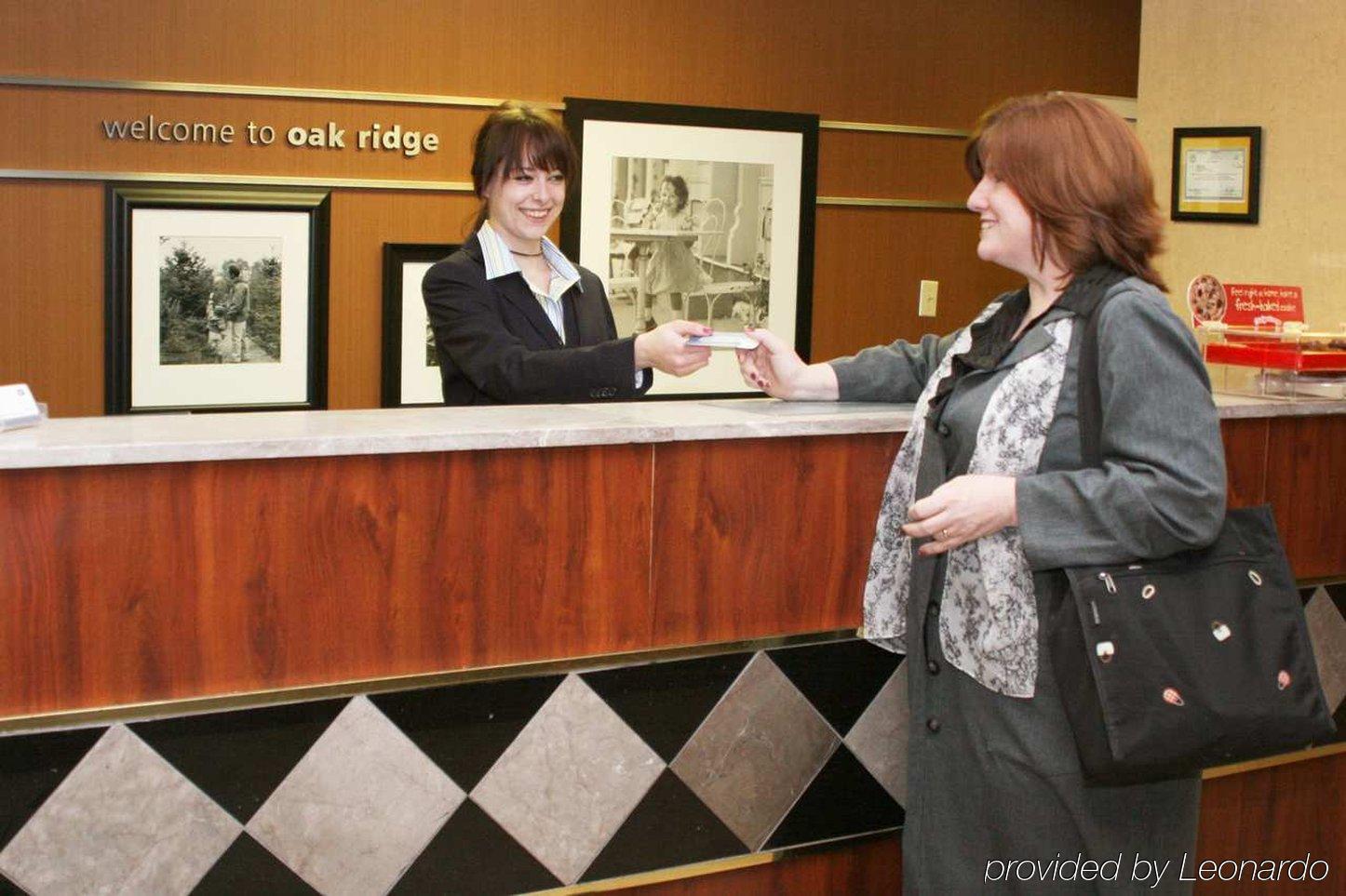 Hampton Inn Oak Ridge Knoxville Inreriör bild
